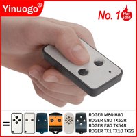 ROGER E80/TX52R/2 E80/TX54R/2 TX22 TX10 TX1 H80 M80 Garage Door / Gate Remote Control 433.92MHz Remote Control for Electric Gate
