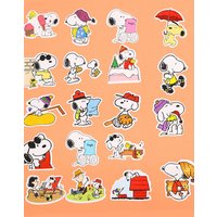 AliExpress Bandai 50/100Pcs Snoopy Stickers Graffiti Luggage Book Skateboard Bicycle Guitar Laptop Kids Waterproof Stiker Toys Birthday Gift