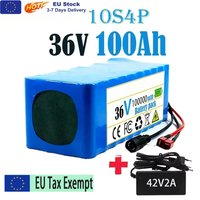 Neuer 36V 100Ah 1000W 10S4P DC/T Lithium-Ionen-Akku 100Ah für 42V E-Bike Elektrofahrrad Roller mit BMS