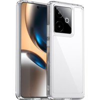 For Realme GT 7 GT 7T Case Clear Hard PC Back + Soft TPU Bumper Camera Lens Protection Transparent Cover for Real Me GT7