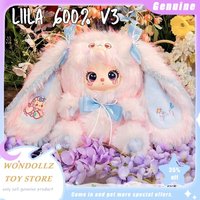 Genuine In Stock Liila 600% V3 Masquerade Party With My Girl Series Blind Box Kawaii Vinyl Plush Doll Room Decor Trendy Toy Gift