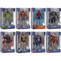 ZD Original 4 inch Marvel legends Action Figures The Avengers Iron Man Spider Man Thor Captain America Thanos Hulk War Machine