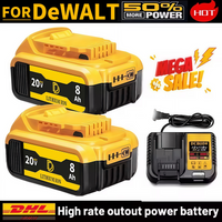 for DEWALT 20V 6000&8000mAh lithium ion battery, dewalt power tool DCB606, DCB205,DCB206,DCBGene,DCB200 MAX,20V dewalt batteries