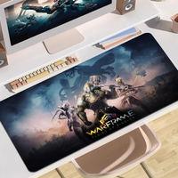 Warframes Gamer Cute Natural Rubber Gaming mousepad Desk Mat Size for Game Keyboard Pad for Gamer