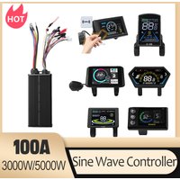 Uart2 Ebike Controller 5000W Controller for Electric Bike S966 NFC/UKC1 Display Kit Ebike Sine Wave Controller 100A 3000W