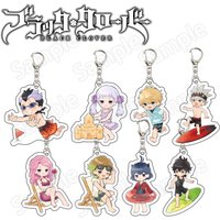 Hot Anime Black Clover 6cm Acrylic Asta Yuno Grinberryall figure Pendant Bag Car Keychain Cell phone Pendant present Gifts
