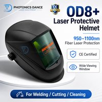 950-1100nm OD8+ Laserschutzhelm mit CE-Zertifizierung, großem Sichtfenster, Gesichtsschutz für 1064nm Faserlaser-Schweißen, -Schneiden und -Reinigung