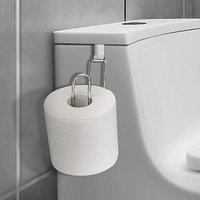 Over The Cabinet Door Paper Towel Holder Stainless Steel Hanging Toilet Roll Holder for Kitchen Bathroom No Drilling