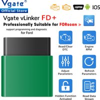 Vgate vLinker FD ELM327 FORScan For Ford Scan Bluetooth 4.0 WIFI ELM 327 OBD2 Car Diagnostic Auto Tool OBD 2 Scanner J2534