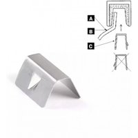10PCS Stainless Steel Wind Deflector Clips Durable Glass Clip Car Window Retaining Clips Practical for HEKO/SNED/G3
