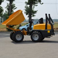 Customized Articulated 1.3 ton 4x4 Site Dumper Self Loading Bucket Mini Truck Wheel Dumper for Sale