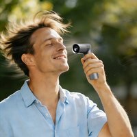 Foldable & Portable Mini Handheld Fan 3000mAh USB Rechargeable 5W High-Speed Outdoor Travel Fan Neck Hanging Desktop Fans