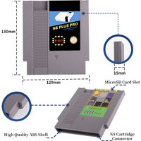 Latest 1000 in 1 N8 Plus Game Card 8GB TF Card For NES 8 Bit Video Game Console Remix Game Cartridge
