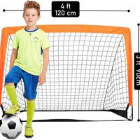 Children’s Outdoor Sports Football Goal Boys and Girls Basketball Stand Portable Football Goal Plastic Toy Football Frame Set