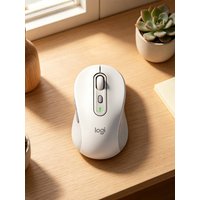 Logitech M650/M650L Signature Mouse - Wireless, Soft Thumb Rest, Rubber Side Grips, 10m Range for All-Day Work