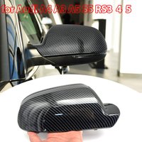 2 Preise Rückspiegel Kappe Kohle faser Look Ersatz hochwertige Spiegel abdeckung für audi a3 8p a4 a5 b 8,5 s5 rs3 rs4 rs5