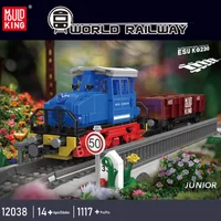 1117-teiliger Technischer Mould King ESU KG230 Diesel-Lokomotiven-Bausatz RC Stadt-Eisenbahn-Modell Lernspielzeug Geschenk für Kinder und Jungen