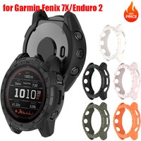 TPU Case For Garmin Fenix7X/Enduro 2/Tactix 7 SmartWatch Soft Silicone Protective Watch Case Garmin Protector Shell Accessories