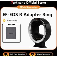 7artisans EF-EOSR Adapter Autofocus DSLR Mirrorless Camera Lens Adapter for Canon EF EF-S Lens to Canon EOS R RP R5 R6 R7 Camera