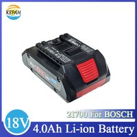 18v 4000mAh Li-ion Battery 21700 Professional Battery Pro CORE For Bosch Cordless Power Tool BAT609 BAT618 Battery Replacement