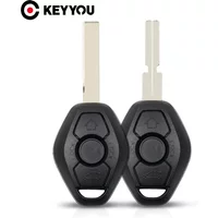 KEYYOU New Replacement Car Key Case For BMW 1 3 5 6 7 Series X3 X5 Z3 Z4 EWS System Car Key Shell Cover Keyless Fob