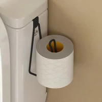 No Drill Wall Mounted Stainless Steel Toilet Paper Holder, Space Saving Bathroom Tissue Rack for Indoor and Outdoor Use