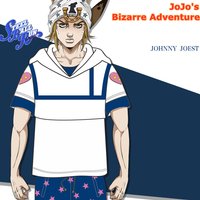 Anime Bizarre Adventure Cosplay Costume Johnny Joestar Uniform Top Pants Hat Suit Halloween Carnival Party Clothing