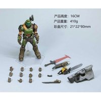 Arkham Doom Slayer Figma Sp-140 Action Figures Static Statue Toy Joint Movable Model Kit Boy Gift Desktop Ornament Collection