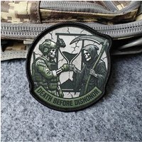 2026 New Patches, Grim Reaper Morale Badges, For Clothing, Hats, Backpacks, etc., Hook and Loop