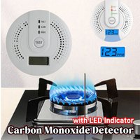 Digital Carbon Monoxide Detector Battery Powered Portable CO Detector Sound Warning CO Alarm LED Lights Home Use