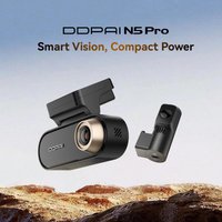 Ddpai dash cam N5 dual pro front rear 4k + 1080p resolution car DVR with ADAS GPS WiFi night vision and auto recording