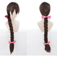 Sophie Hatter Anime Howl's Moving Castle Long Brown Cosplay Wig Long Braids Synthetic Wigs