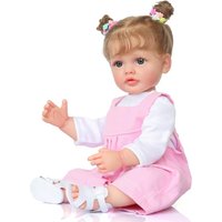 Full Body Vinyl Reborn Baby Dolls - 22 Inch Weighted Realistic-Newborn Baby Doll Real Life Baby Dolls with Complete Accessories & Gift Box