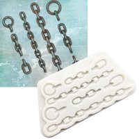 Iron Chain Silicone Mold Sugarcraft Chocolate Cupcake Baking Mold Fondant Cake Decorating Tools