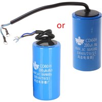 250-450V 200uF Appliance Motor Run Capacitor CD60 High Quality