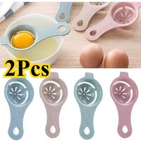 1/2/4/5pcs Stem Egg Separator White and Yolk Filter Kitchen Baking Separator Tool
