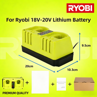 Original Ryobi ONE+ 18V 20V Battery Charger Li-ion Ni-MH Ni-CD P120 P170 P180 P190 1.5A Fast Charging , with LED Indicator