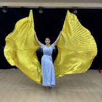 Egyptian Dance Sports Meet Wings Belly Dance Isis Wings Neckband Praise Flag Worship Costume Accessory Stage Performance Props