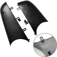 ABS Rearview Mirror Cover For Caddy Mk3 2004-2015 For Transporter T5 7E1857603 7E18576039B9 Black Car Accessories