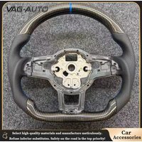 Carbon Fiber Leather Steering Wheel Fit Volkswagen Golf 7 7.5 GTI GTD GTE R 2013-2020 Polo GTI Tiguan Passat DSG
