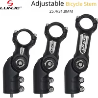 AliExpress Adjustable Angle Handlebar Riser Aluminum Alloy Bicycle Stem Extension Adapter 3D forging MBT 25.4/31.8mm Bike Parts