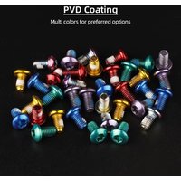 New M5x9mm Bicycle Disc Brake Rotor Bolts Steel Material T25 Torx Steel Bolts Road Bike Brake Screws