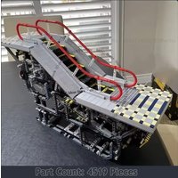 GBC Motorized Escalator Moc Building Blocks Creative High Tech Kit Technology Bricks Education Kid DIY Puzzle Toy Xmas Gifts
