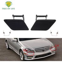 For Mercedes-Benz C-Class W204 C250 C350 C63 2012 2013 2014 Front Headlight Washer Sprayer Nozzle Cylinder Jet Washer Cover Cap