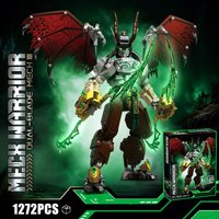 Technical Mechanical Warrior Hero Mech Building Blocks High Tech Alien Beast Robot MOC Bricks Collection Toys Kid Christmas Gift