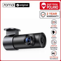 Kamera samochodowa 70mai M310 Plus 2K 1440P 143° FOV, noktowizor, inteligentne sterowanie głosowe, 24h, ochrona parkingu, Wi-Fi 4,kamera samochodowa DVR, mini, łatwa instalacja,Nagrywanie poklatkowe