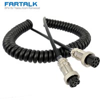 8 Pin Mic Microphone Extension Cable FOR YAESU ICOM KENWOOD CB HAM Radio Walkie Talkie Accessories Female to Female