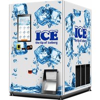 Unmanned Self-Service CNC Machined Automatic Ice Vending Machine