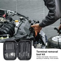 30Pcs Wire Terminal Removal Tool Set Pin Extractor Connector Release Kit Universal Wiring Crimp Puller Car Auto ElectricalRepair