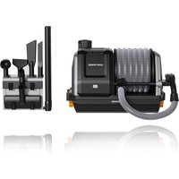 Giraffe Tools Grandstorm Retractable Vacuum with 10M Hose Anti-Kink, Wall-Mounted Vacuum Cleaner with 6 Nozzles